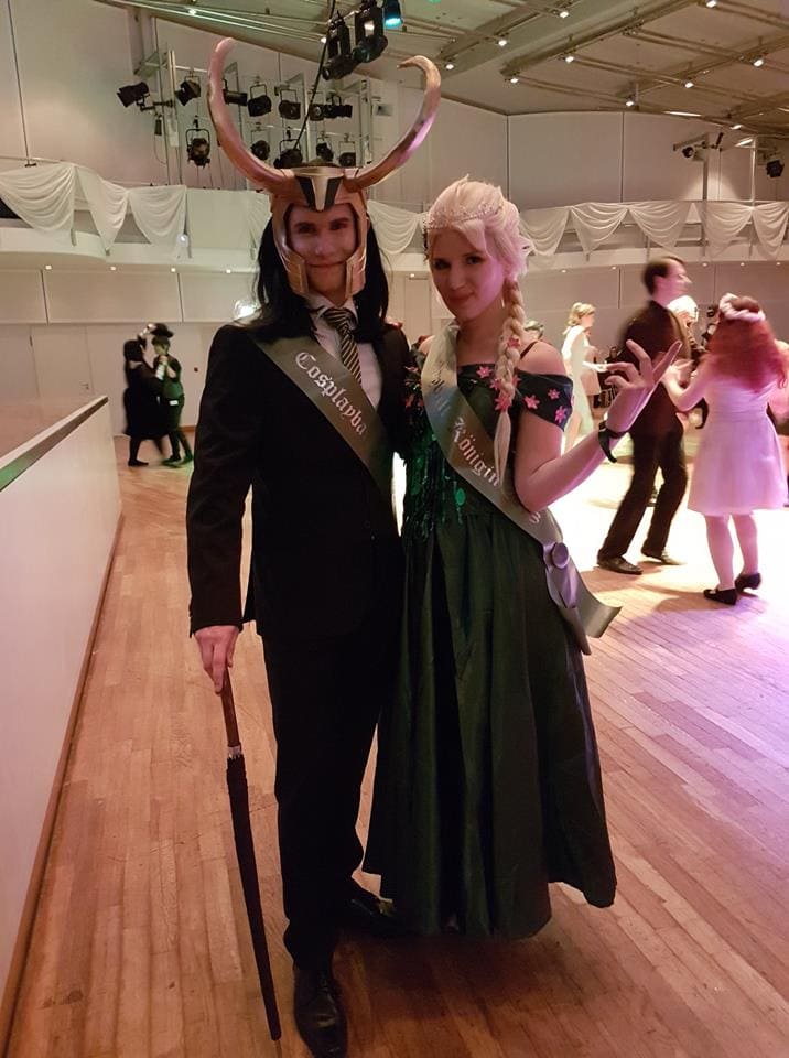 Cosplay Ball König Königin Anna Hennrik 1