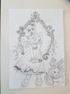 2.platz Zeichenwettbewerb 2023 Thema Mila Im Cosplaywunderland